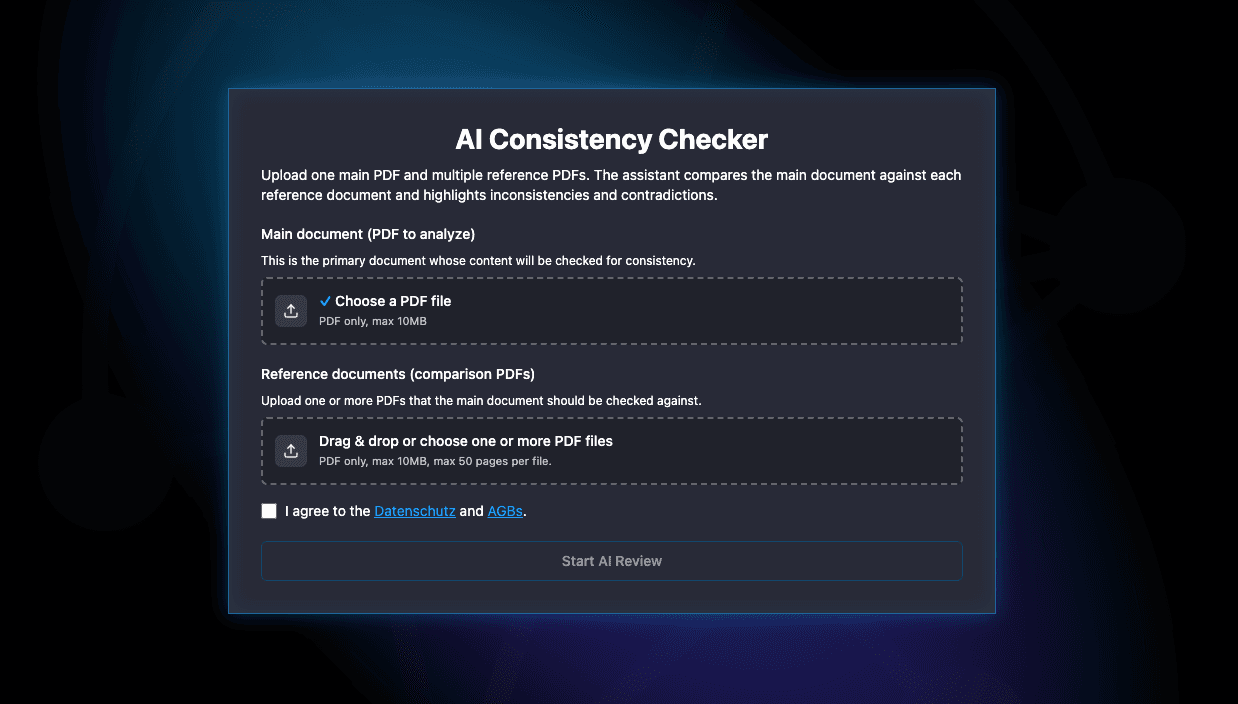 AI Consistency Checker
